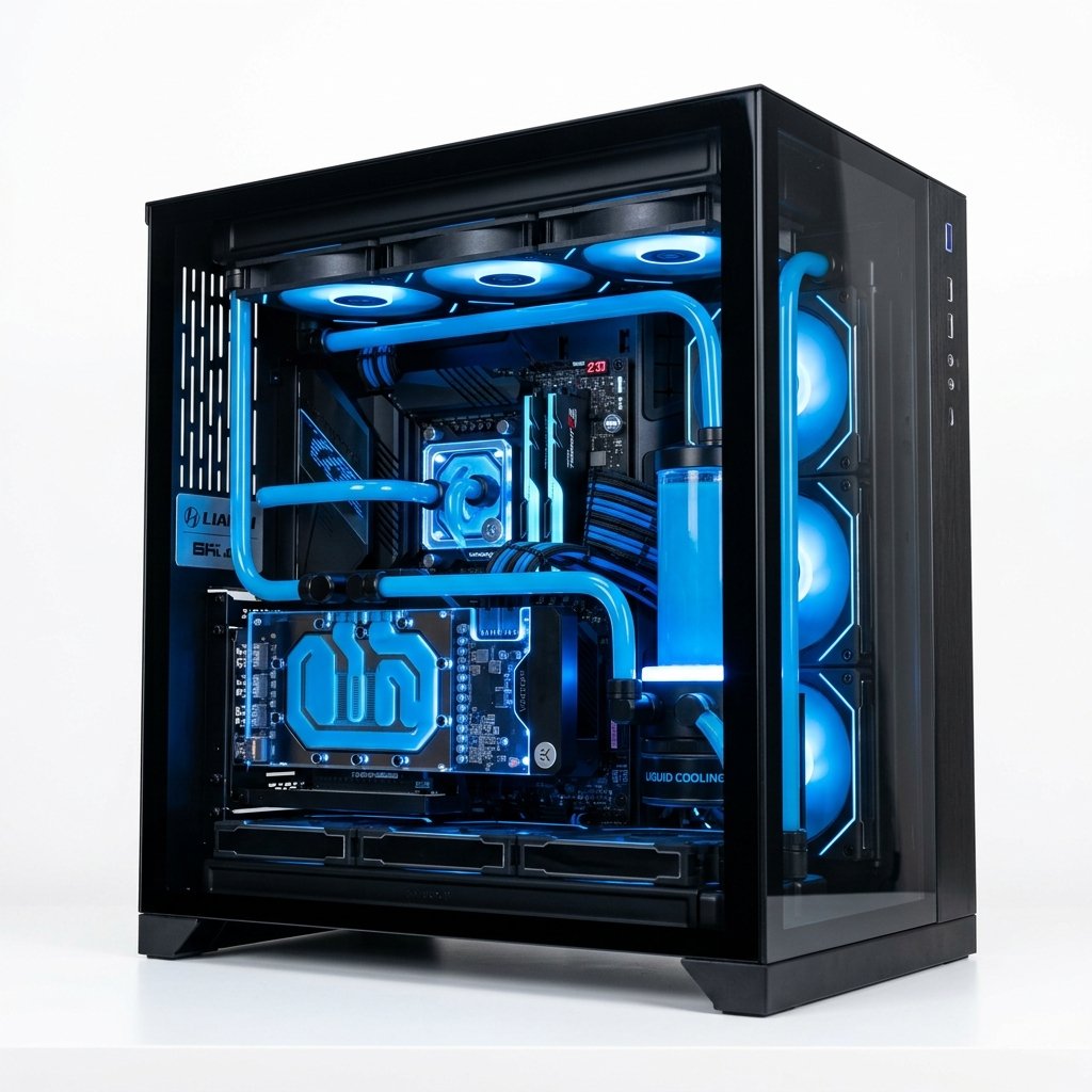 Custom Water-Cooled Desktop PC